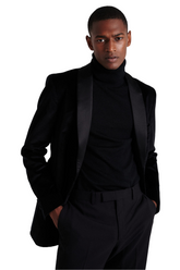 Slim fit pied poule blazer