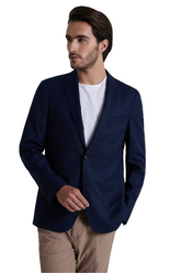 Navy Blue Travel Line Blazer Slim Fit