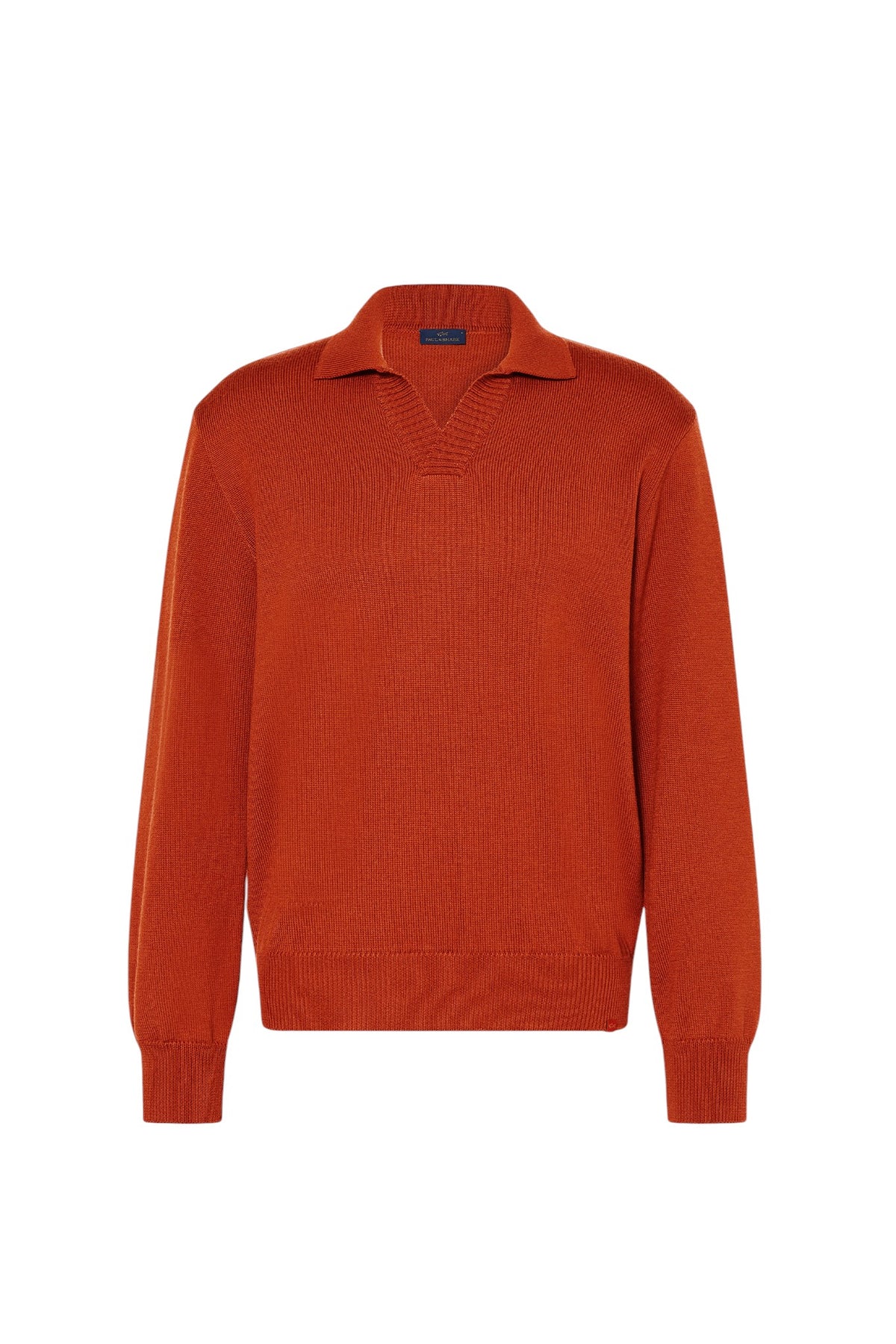 MENS KNITTED WOOL POLO SHIRT