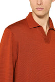 MENS KNITTED WOOL POLO SHIRT