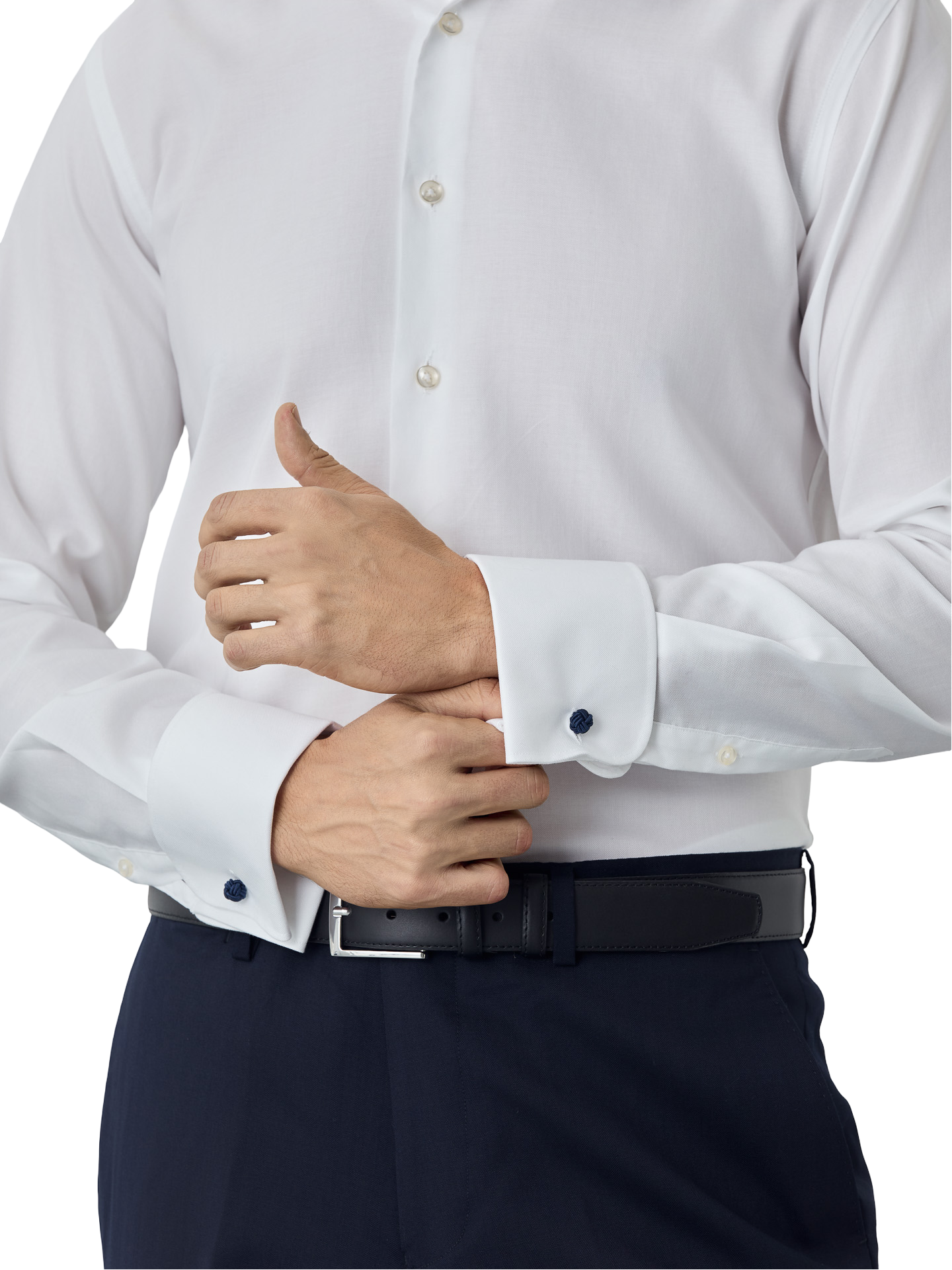 Slim fit business plain oxford formal shirt