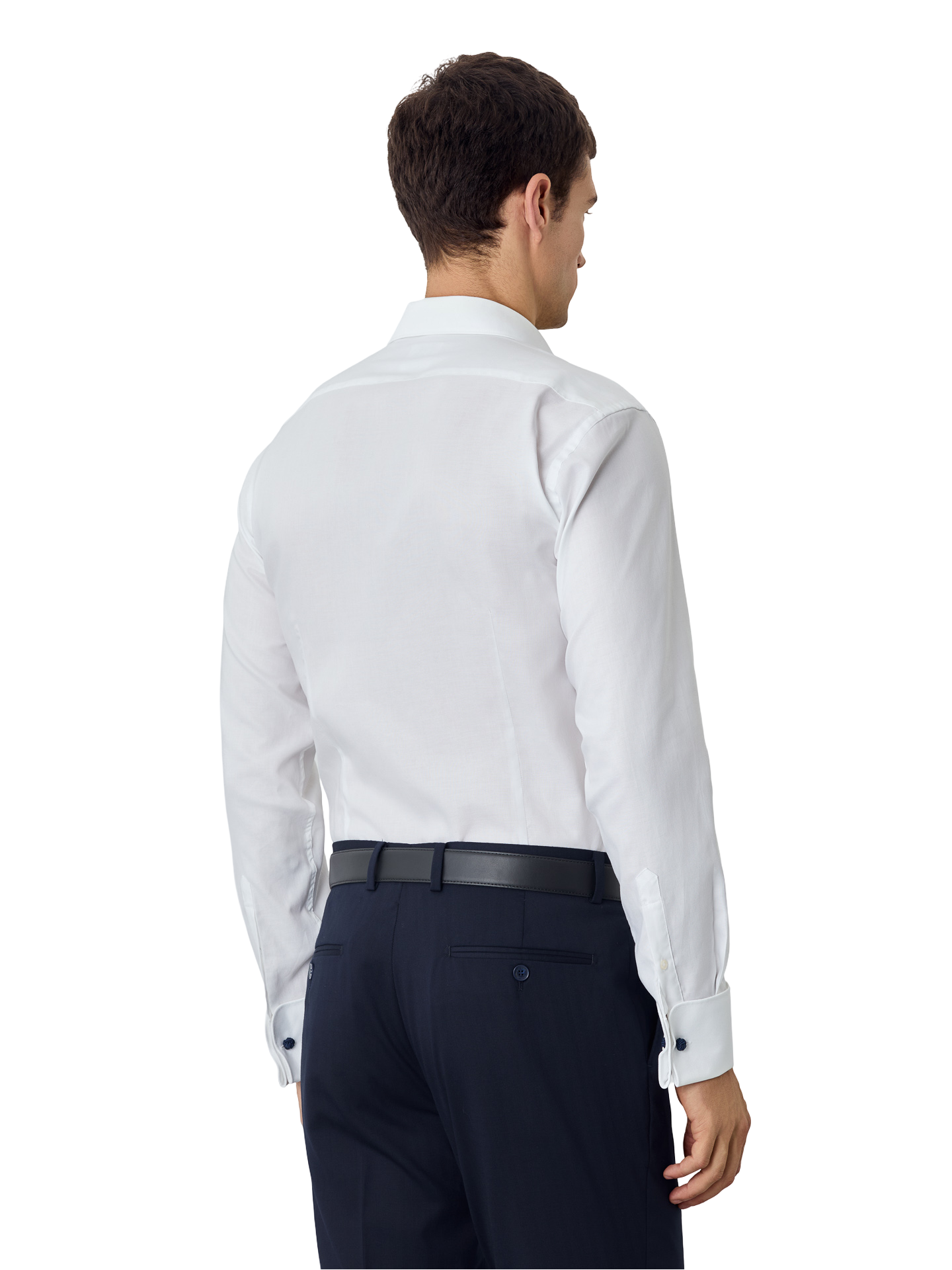 Slim fit business plain oxford formal shirt