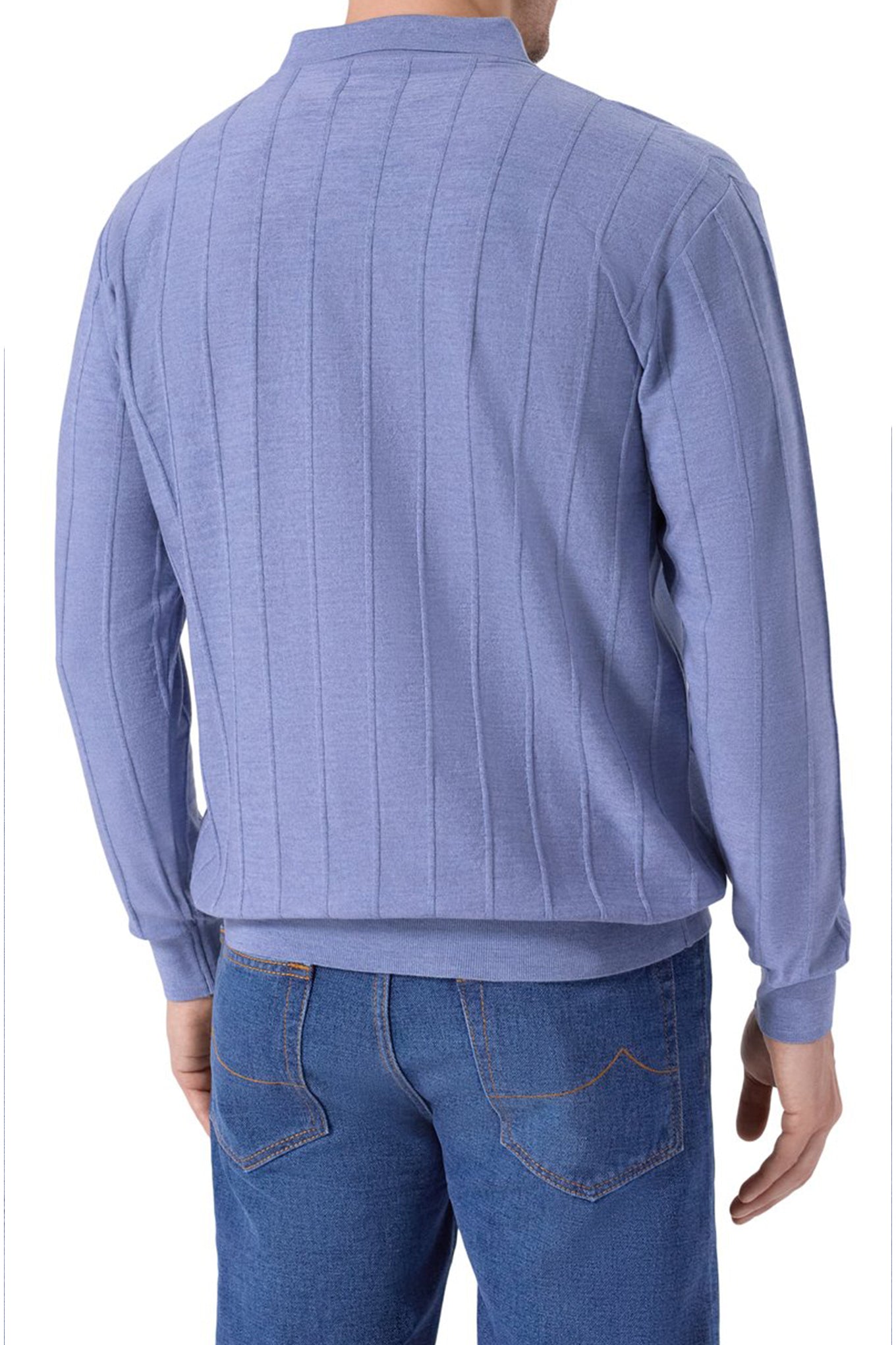 WOOL POLYESTER POLO SHIRT