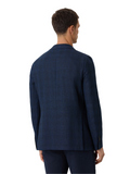 Unstructured Plain Structure Blazer With Patch Pockets In Linen