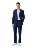 Slim Fit Birdeye Suit In Super Stretch