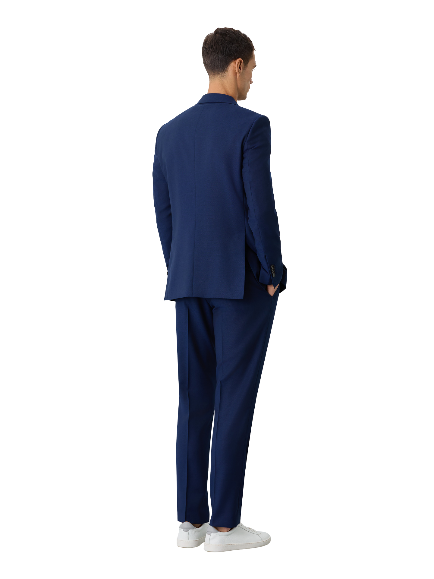 Slim Fit Birdeye Suit In Super Stretch