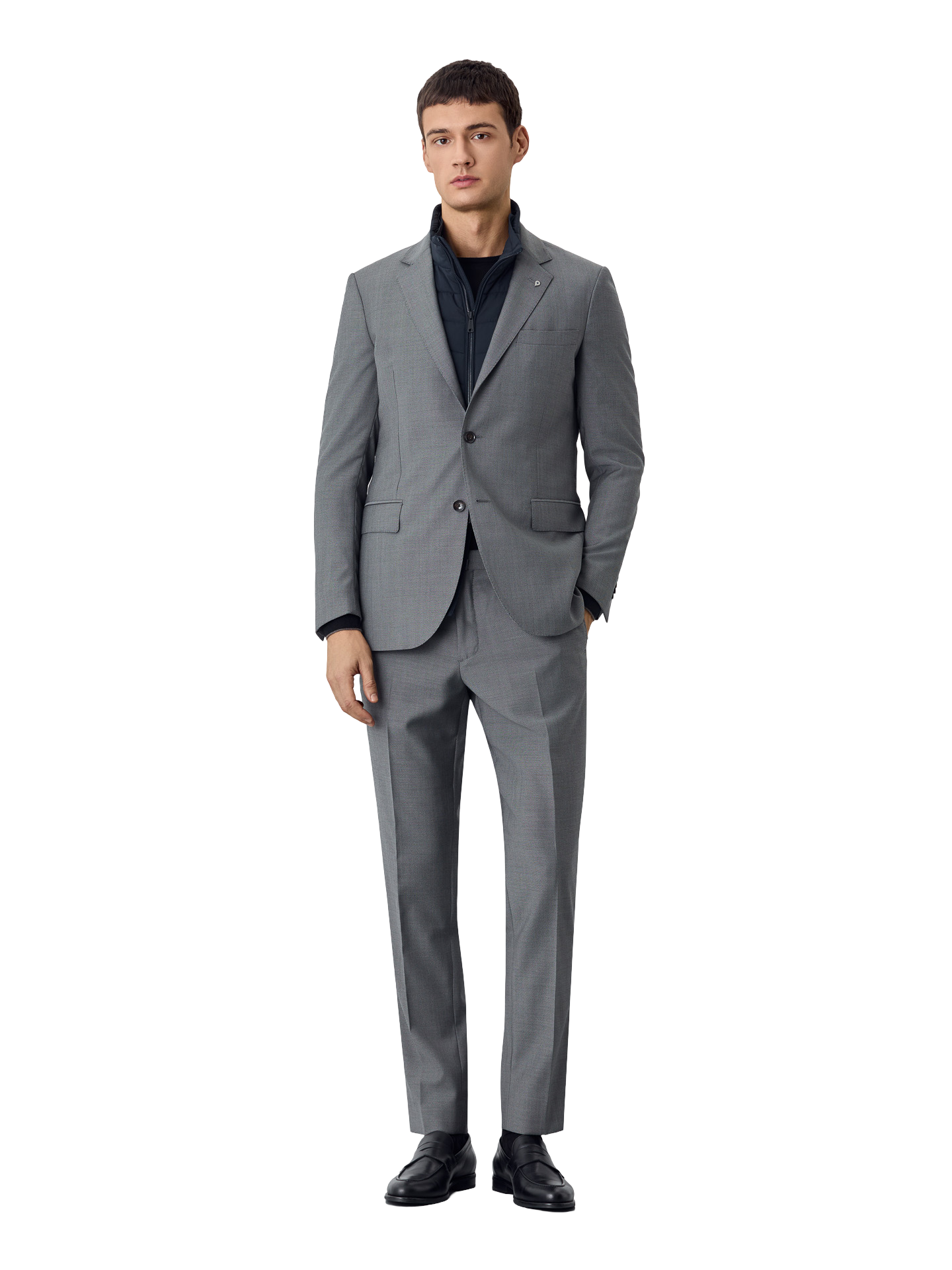 Slim fit K-Stretch Birdeye Suit