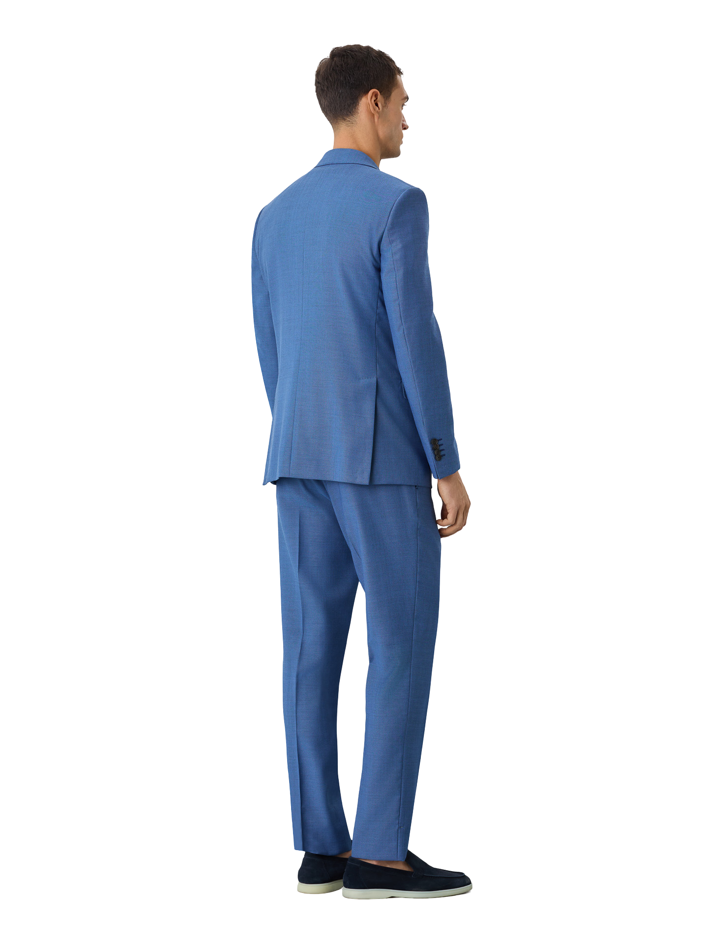 Slim Fit Birdeye Suit In Super Stretch