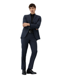 Slim Fit Prince Of Wales Suit In Wool