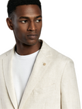 Herringbone linen edition deconstructed blazer