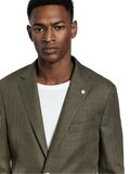 Herringbone linen edition deconstructed blazer