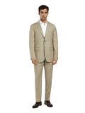 Slim fit twill business suit