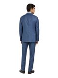 Slim fit twill business suit