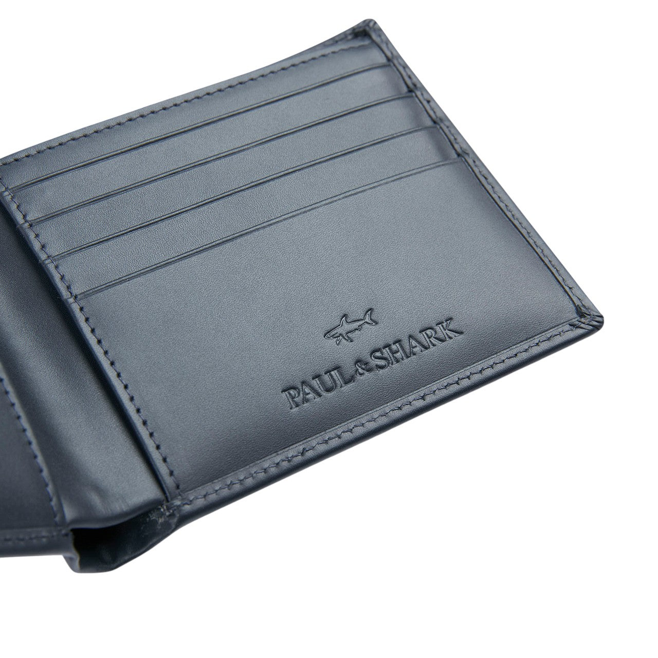 Shark Fin embossed leather Wallet