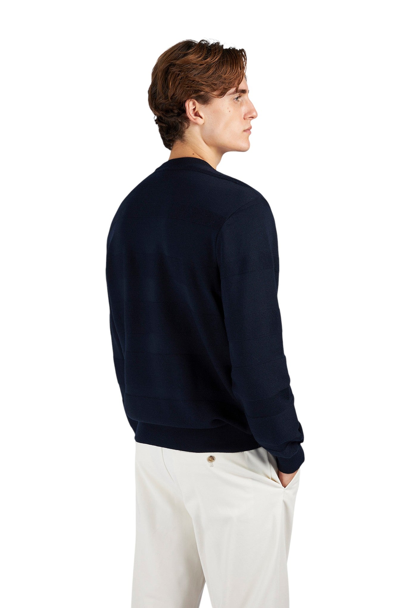 Soft Cool Touch wool crewneck Sweater