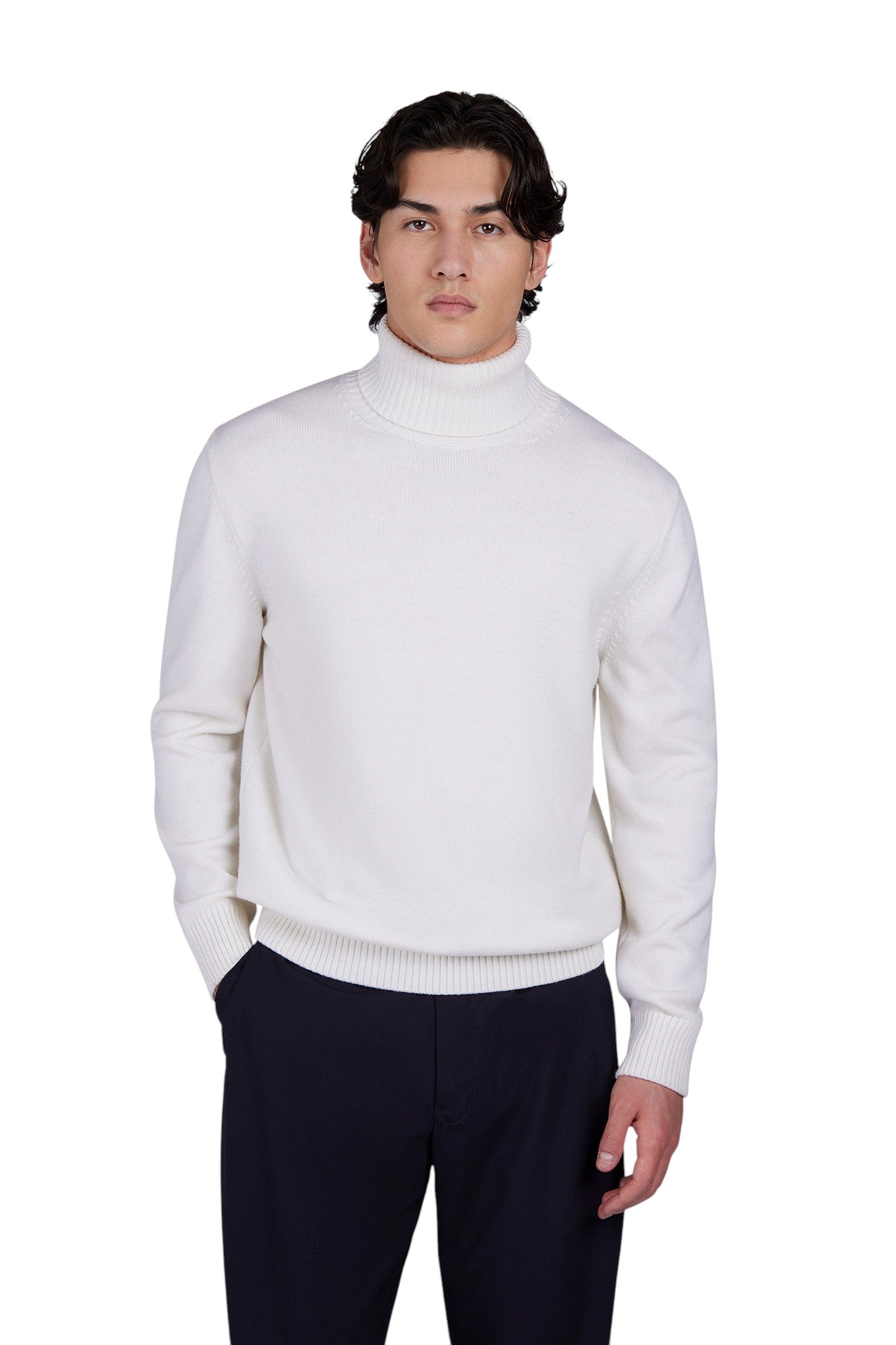 Soft Cool Touch wool turtleneck