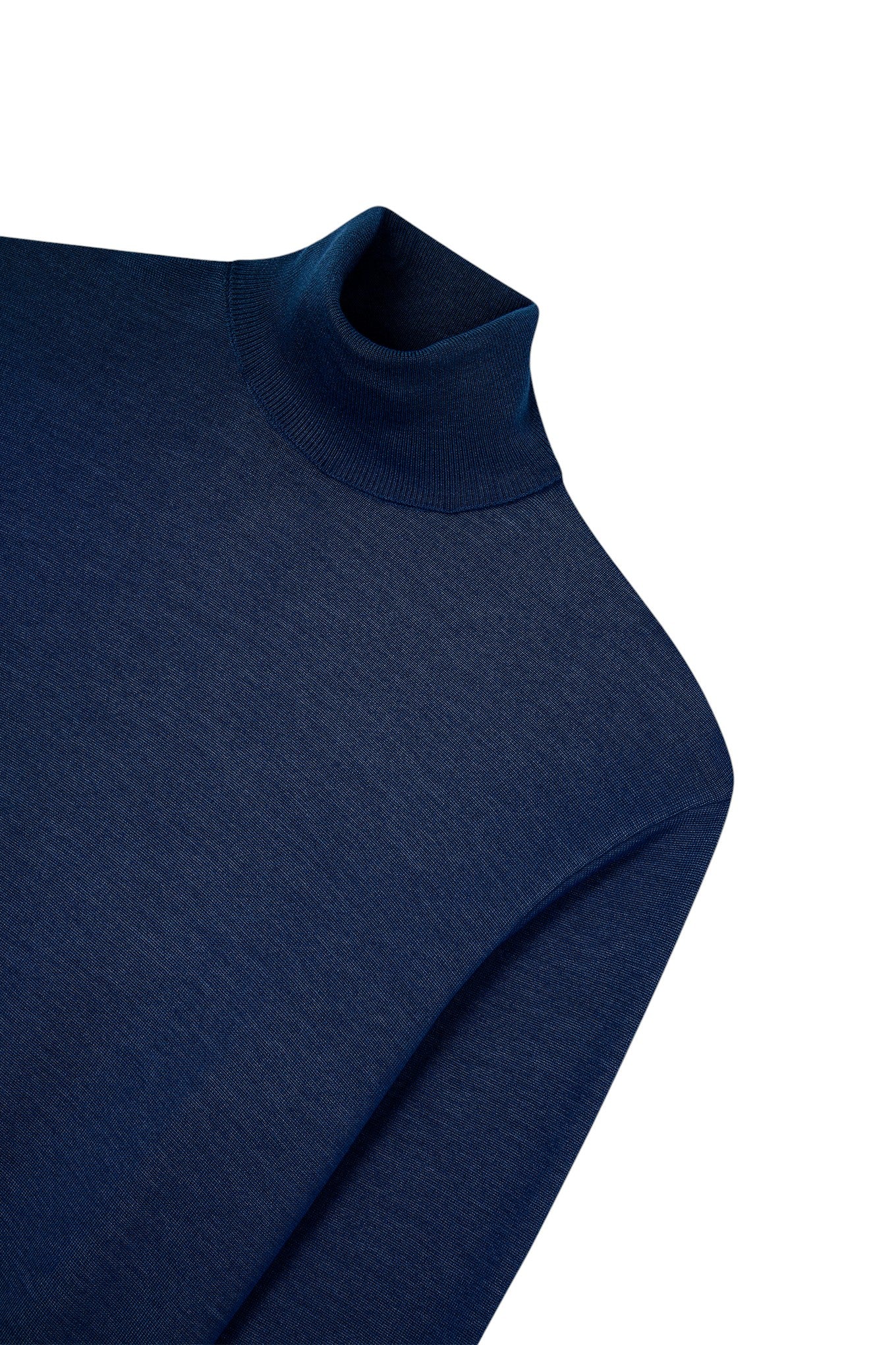 Wool and silk turtleneck sweater