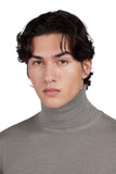 Wool and silk turtleneck sweater
