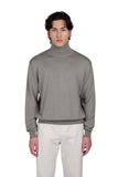 Wool and silk turtleneck sweater