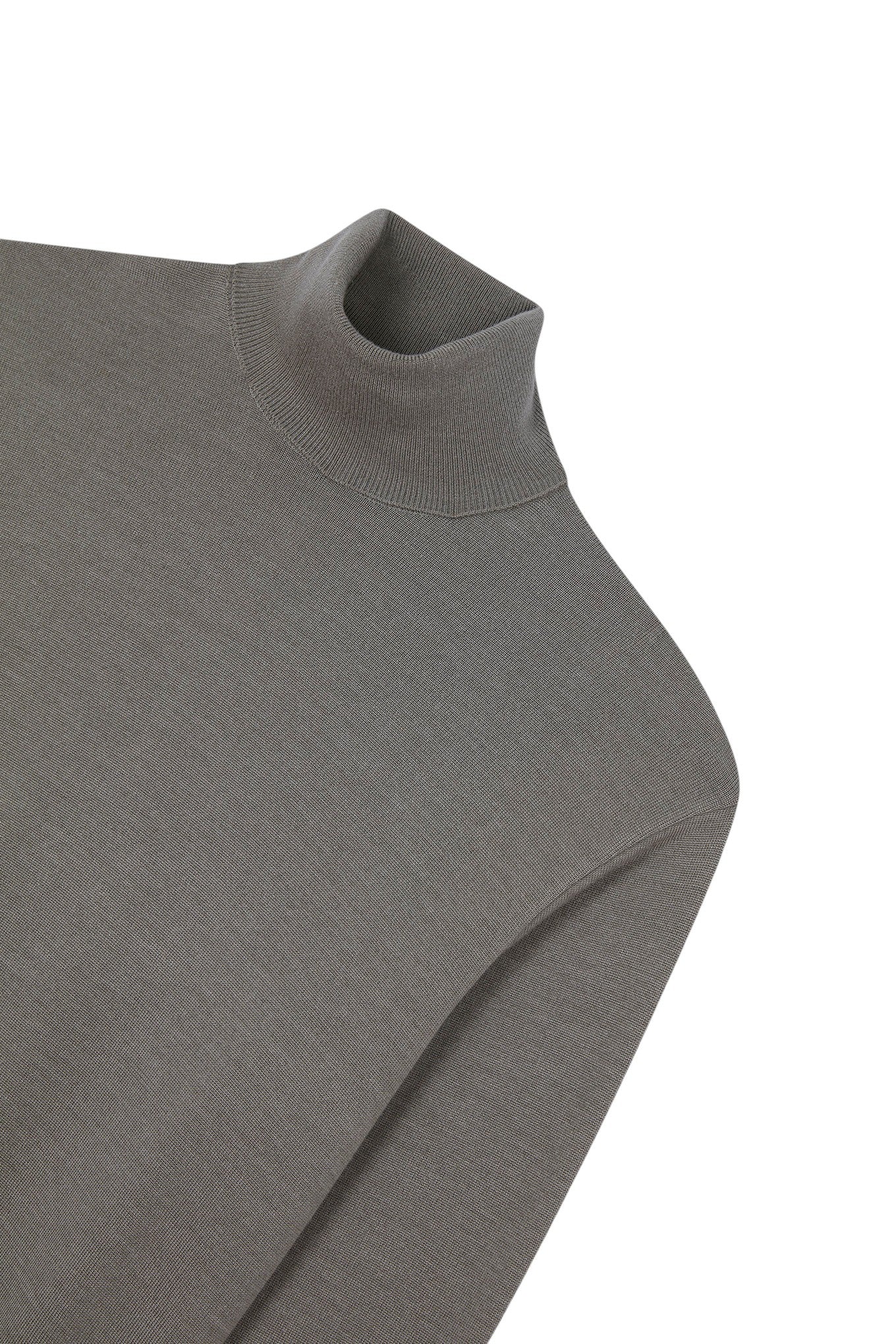 Wool and silk turtleneck sweater