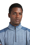 Soft Cool Touch wool half zip sweater with Typhoon Platinum details