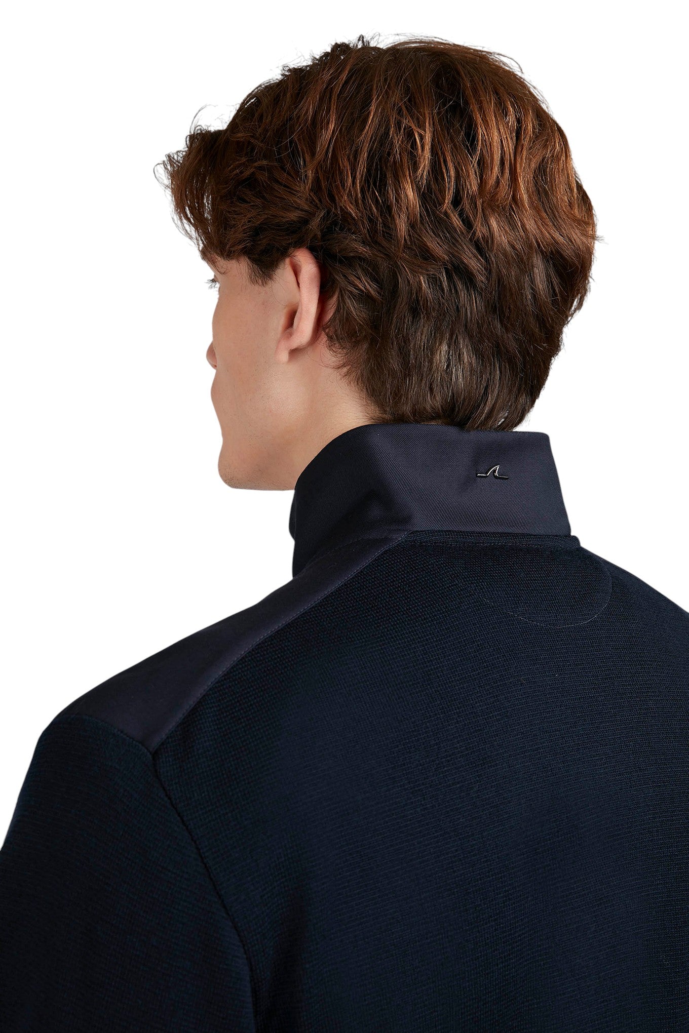 Riviera Metal Shark Fin Merino Extrafine half zip sweater