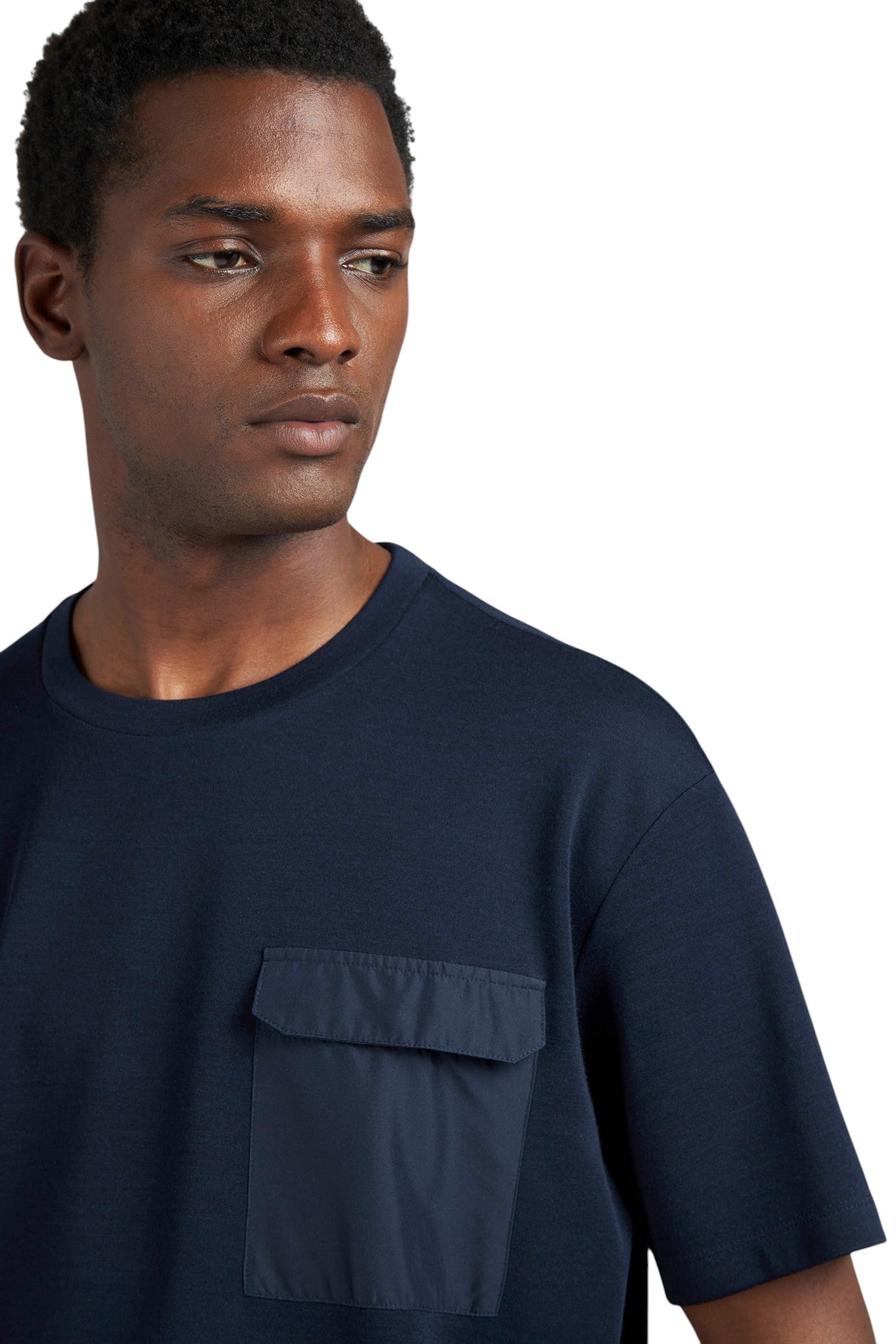 Delight Interlock cotton T shirt with Typhoon Silk pocket