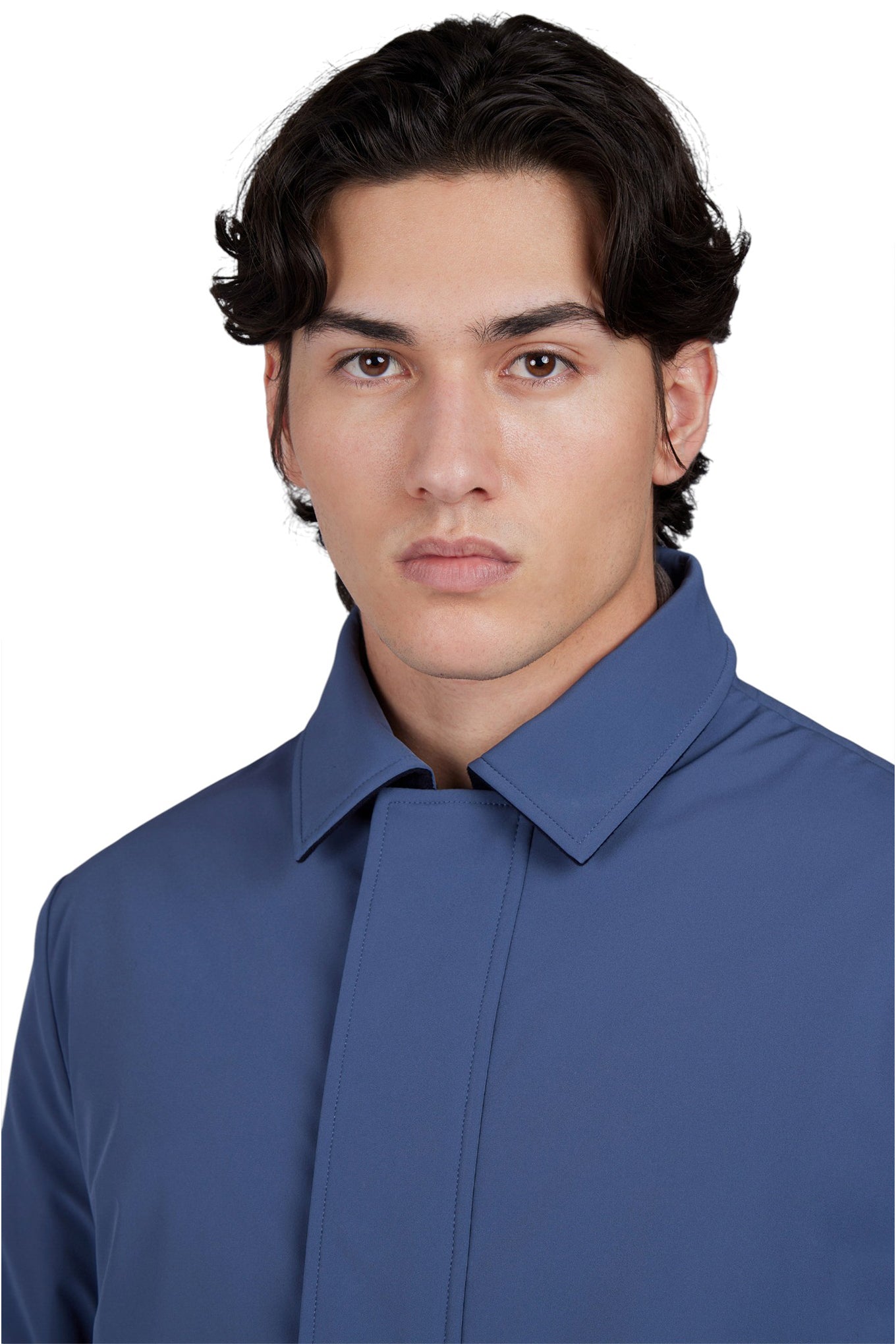 Reversible carcoat in cashmere and Typhoon