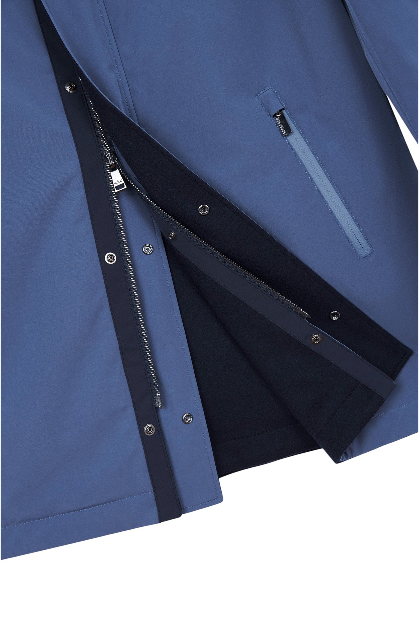 Reversible carcoat in cashmere and Typhoon