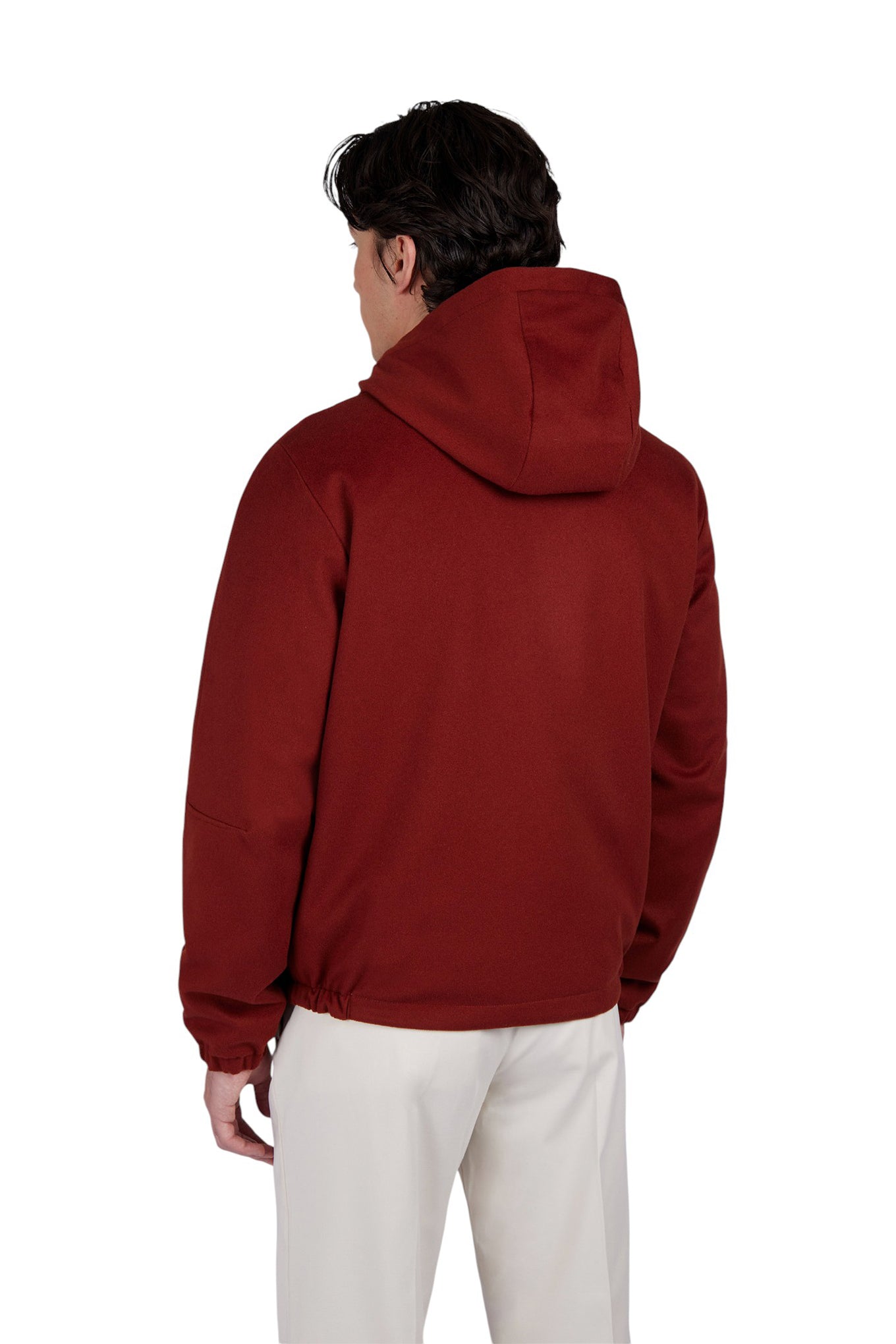 Reversible jacket in cashmere and Typhoon