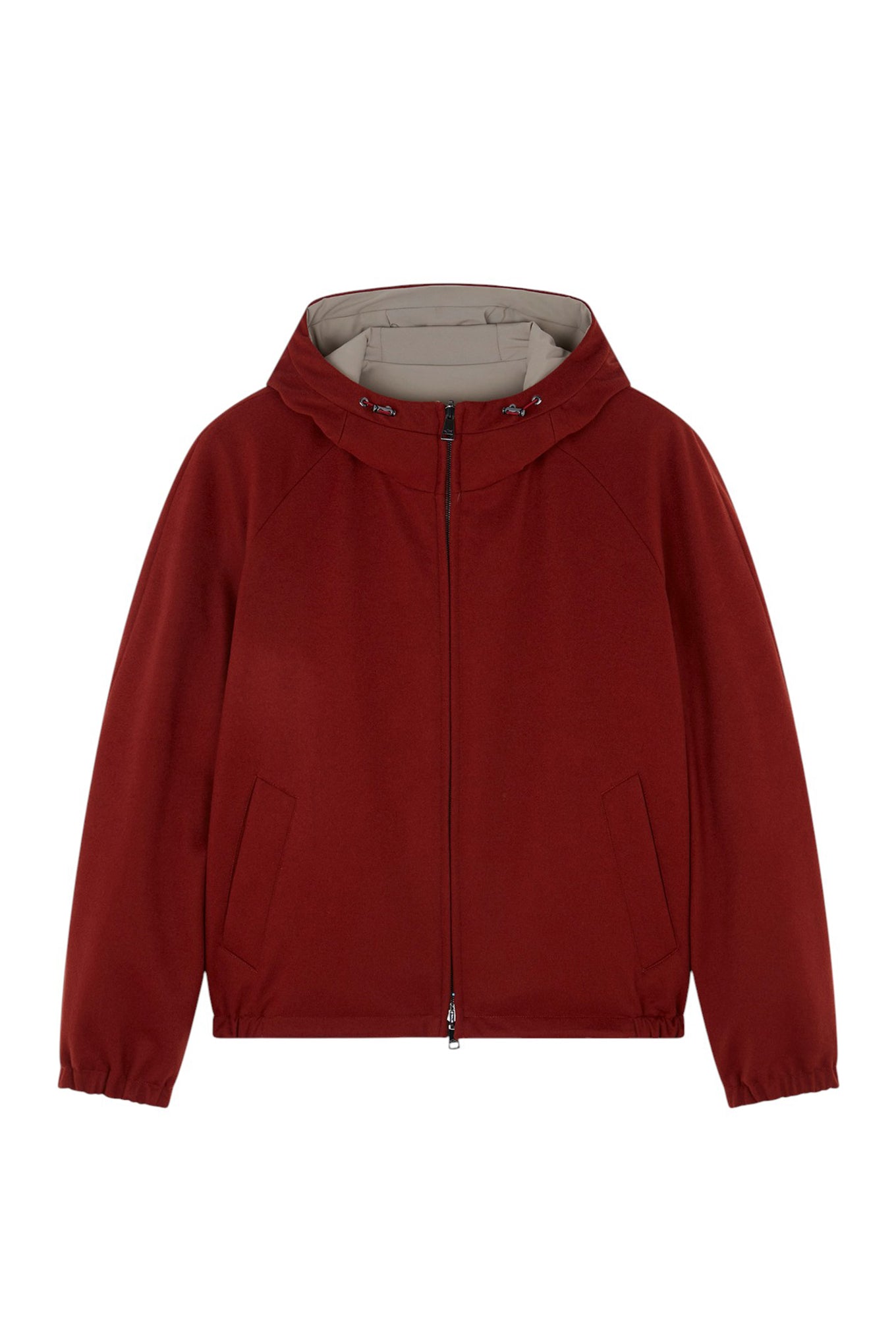 Reversible jacket in cashmere and Typhoon