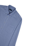 Cotton shirt with checkered pattern