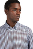 Cotton shirt with checkered pattern