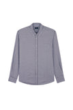 Cotton shirt with checkered pattern