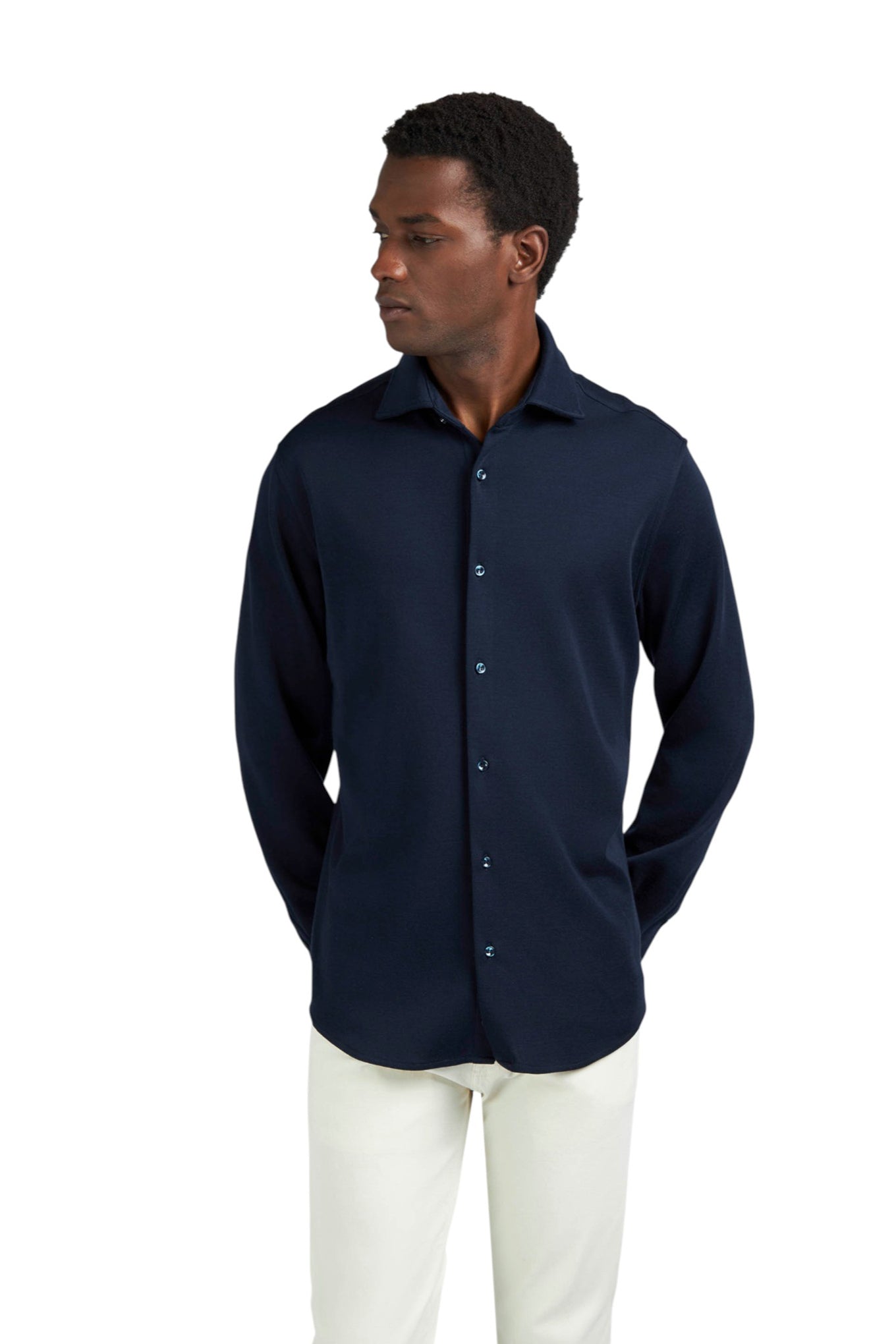 wool and silk jersey Shirt