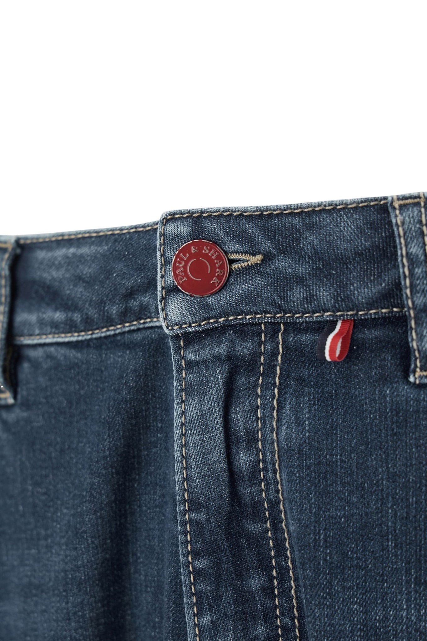 Red Rivet jeans in Giza cotton
