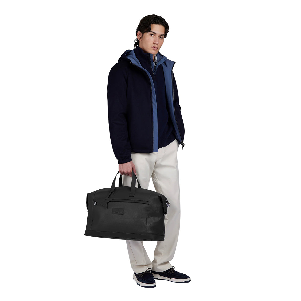 Paul And Shark Como Tumbled Leather Holdall