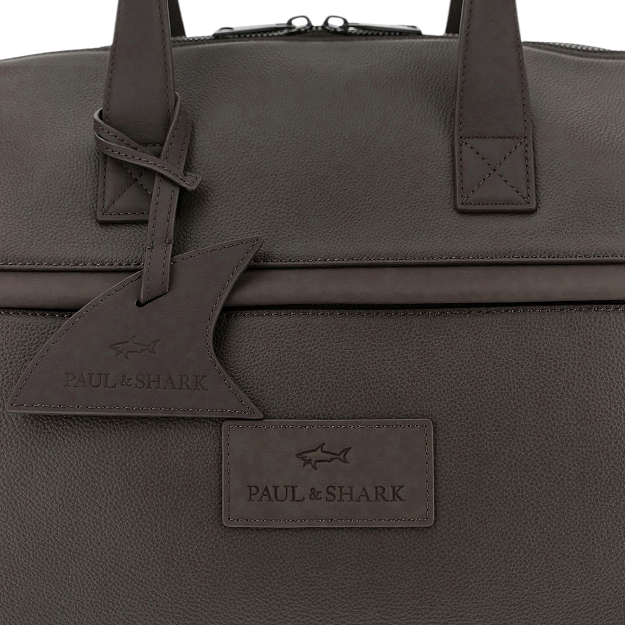 Tumbled leather holdall