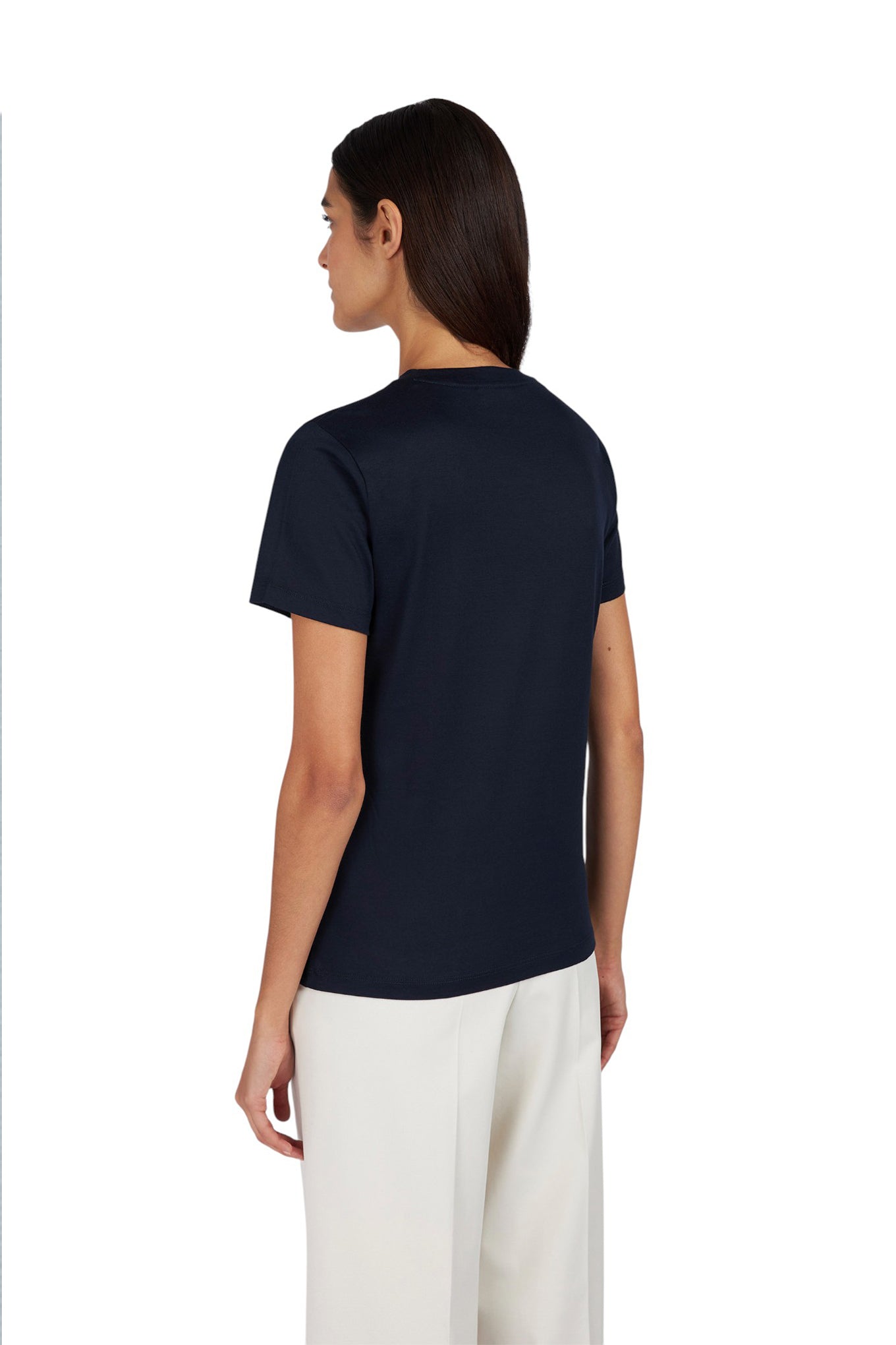 X Soft cotton jersey t shirt with logo embroidery