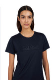 X Soft cotton jersey t shirt with logo embroidery