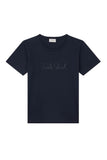 X Soft cotton jersey t shirt with logo embroidery