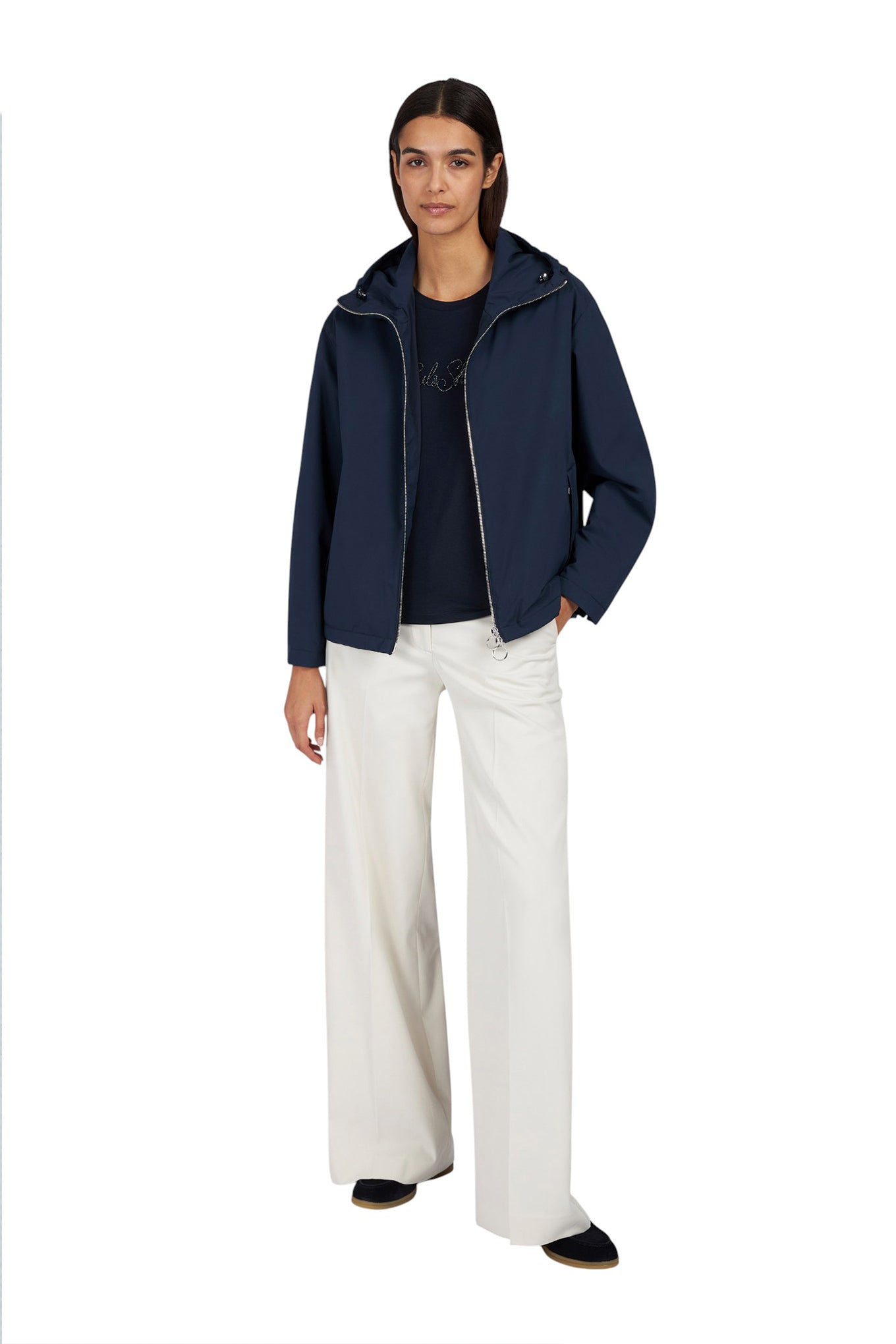 X Soft cotton jersey t shirt with logo embroidery