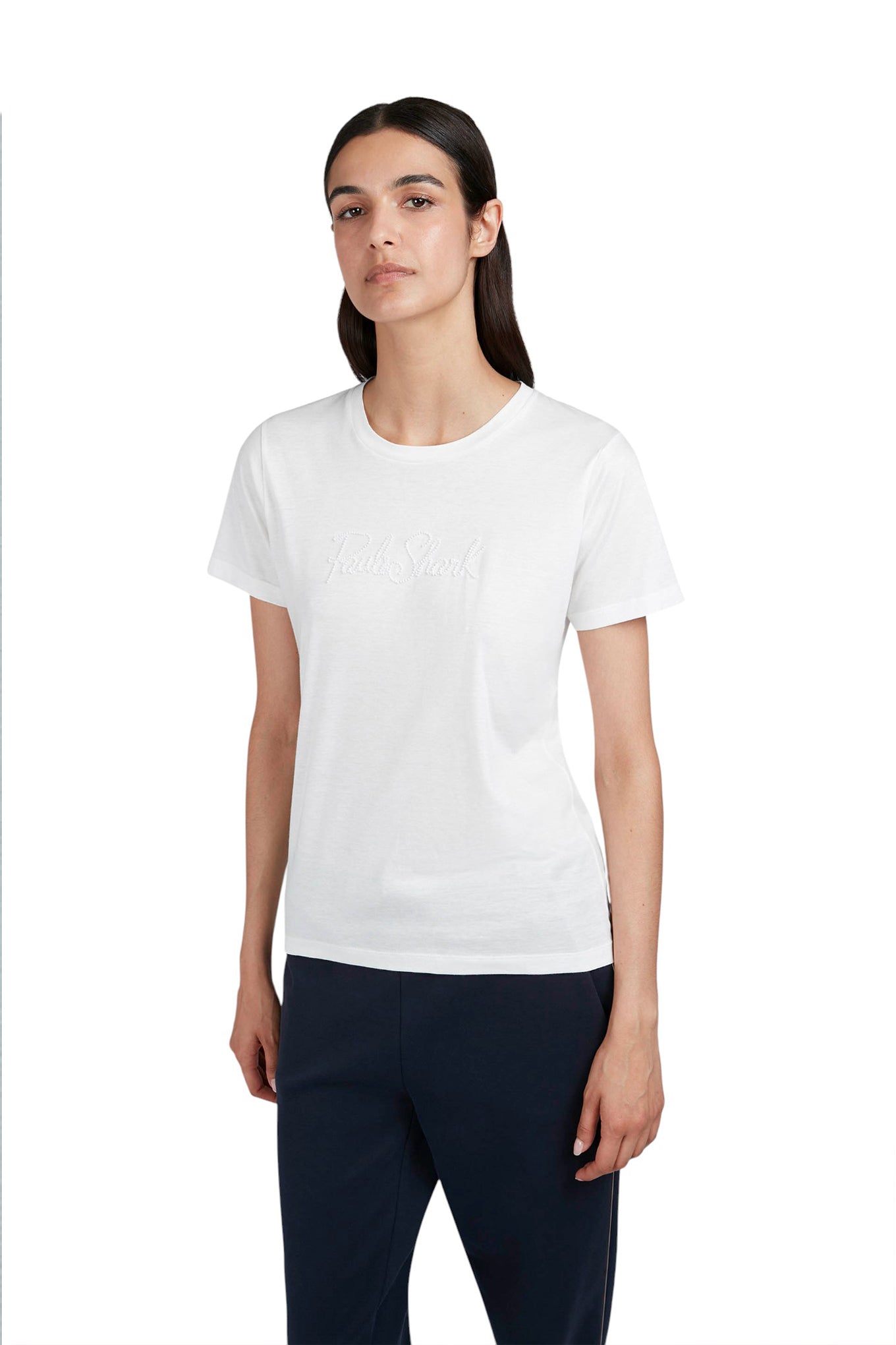 X Soft cotton jersey t shirt with logo embroidery