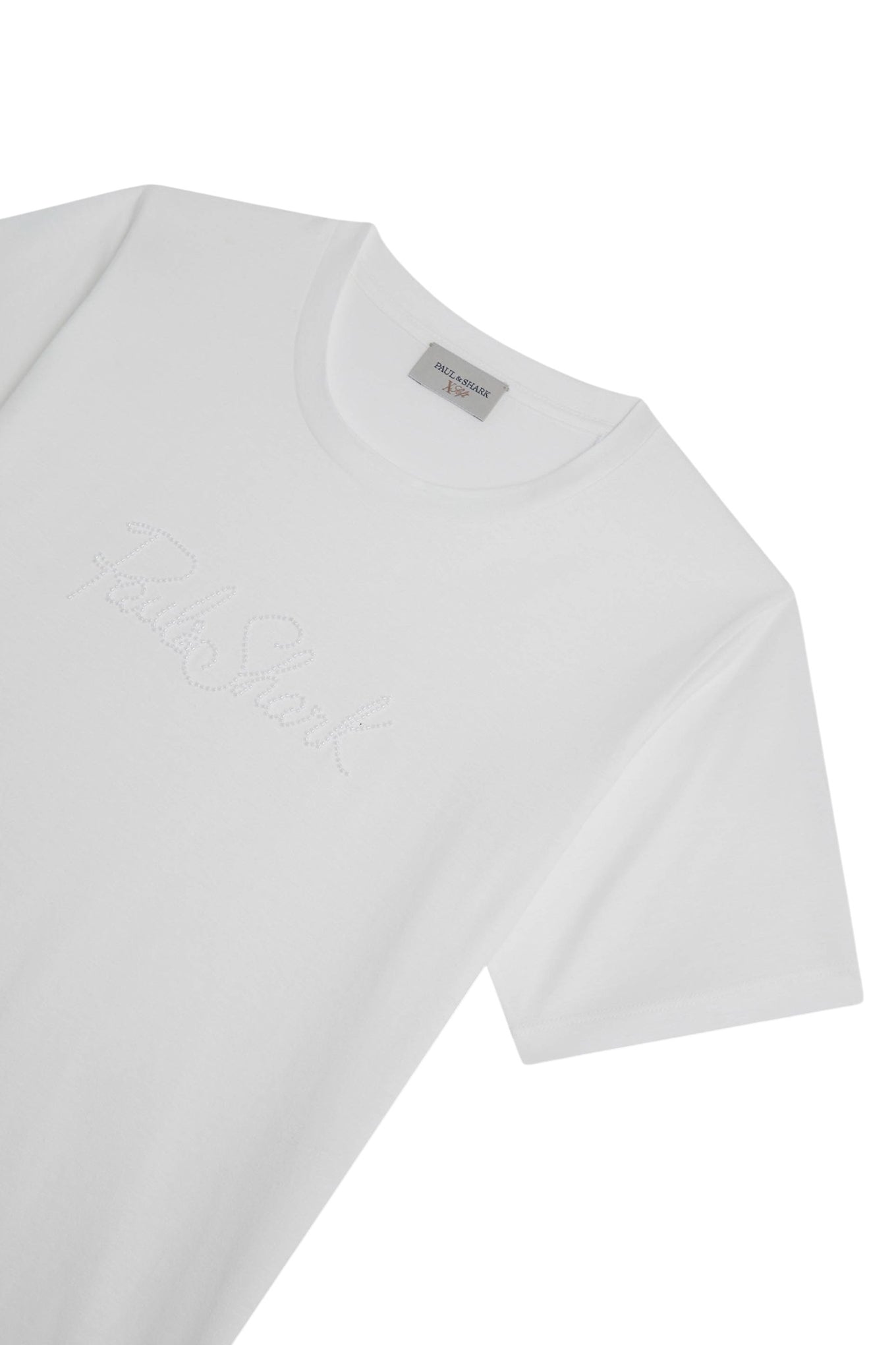 X Soft cotton jersey t shirt with logo embroidery