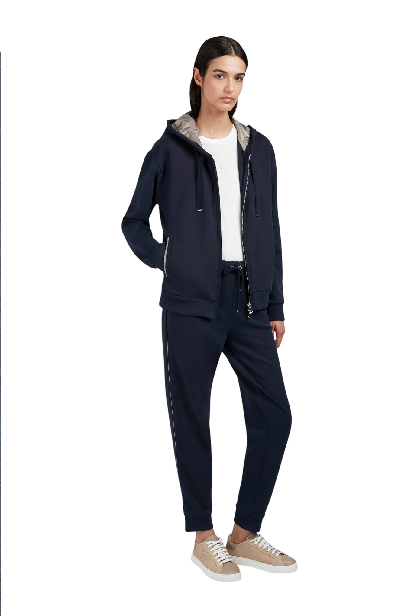 X Soft cotton jersey t shirt with logo embroidery