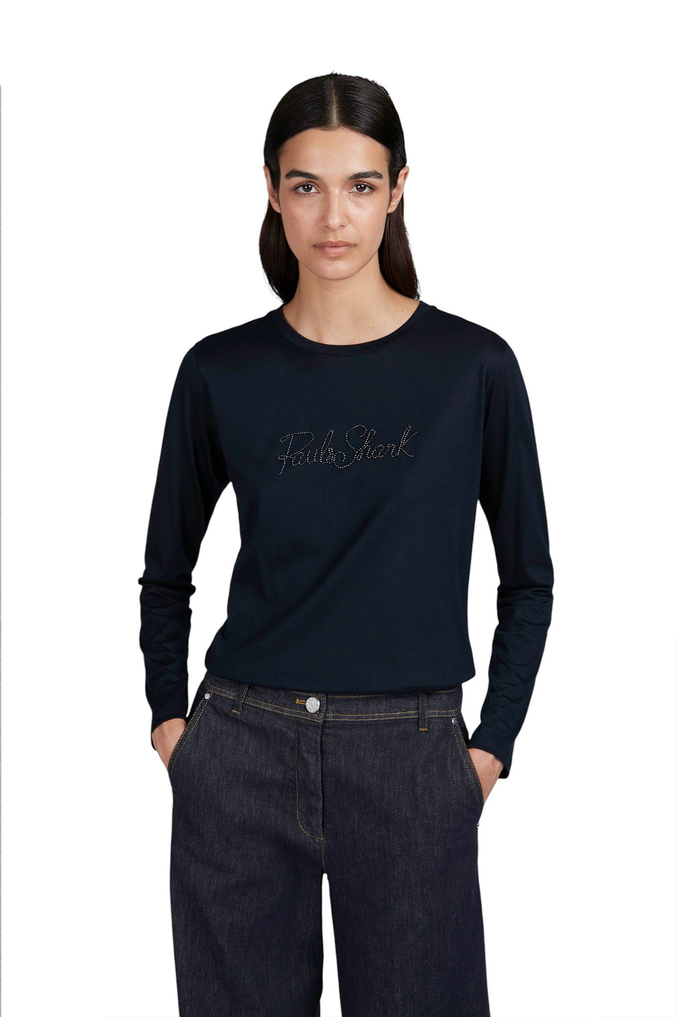 X Soft cotton t shirt with logo embroidery