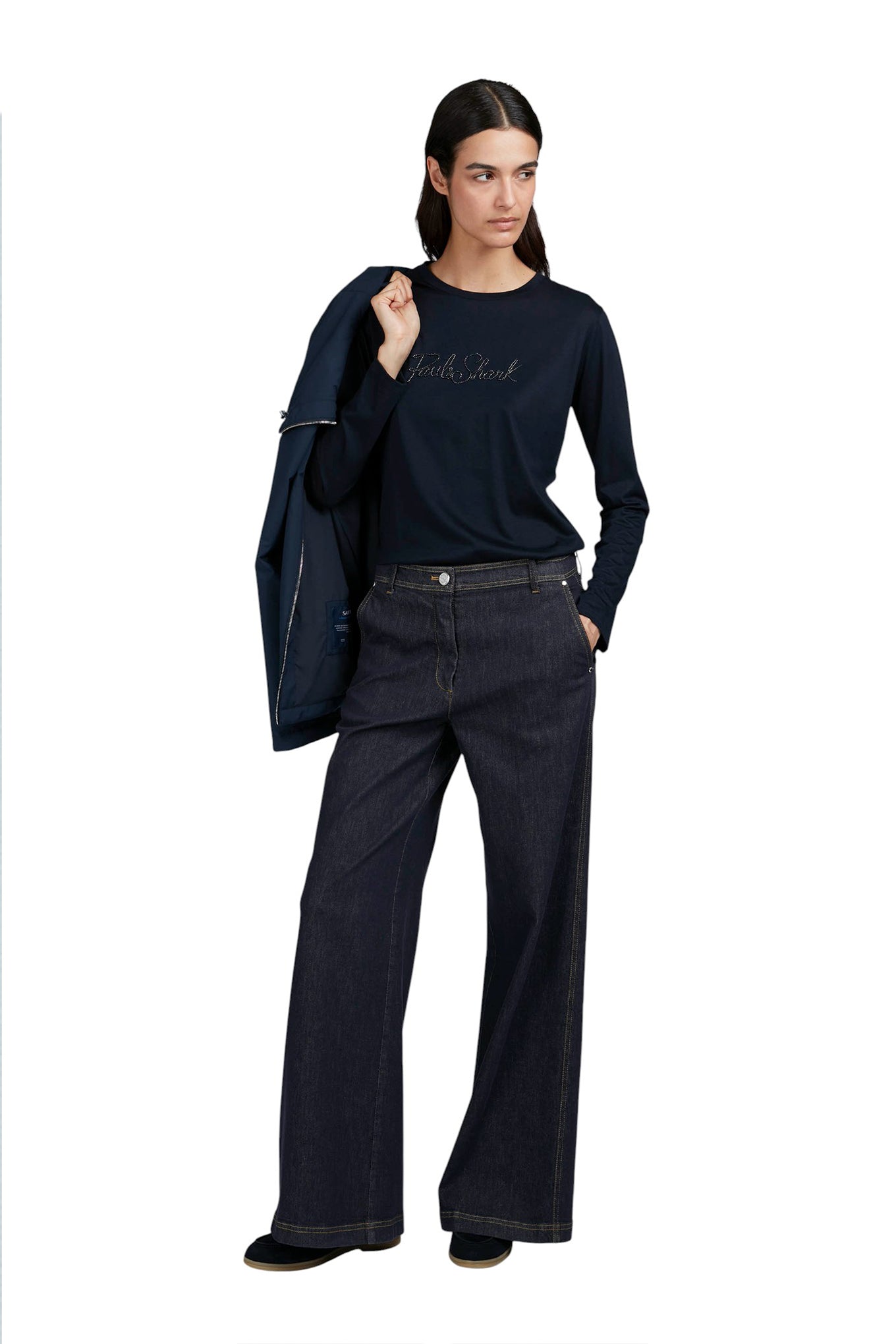 X Soft cotton t shirt with logo embroidery