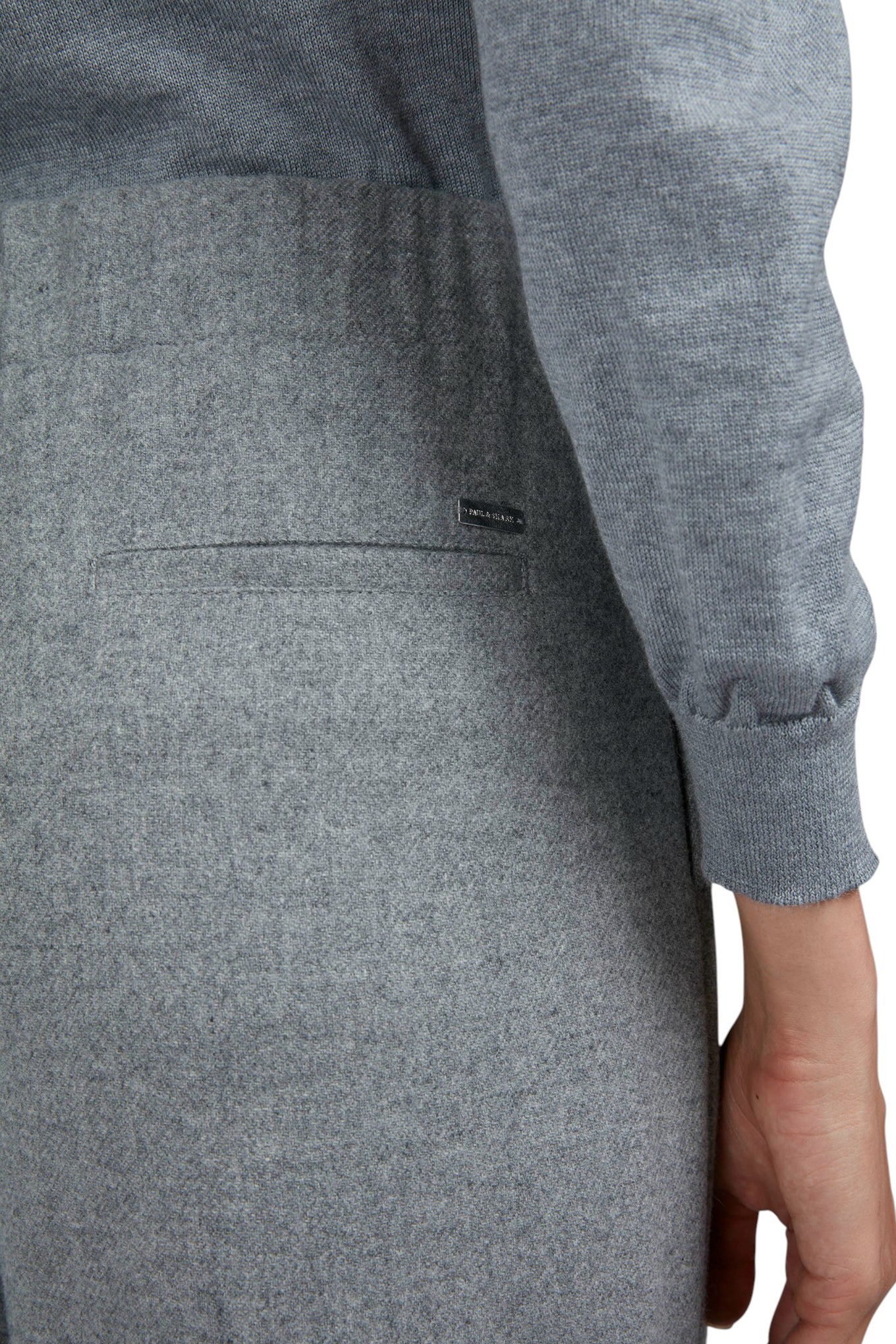 Palazzo trousers in wool and cashmere