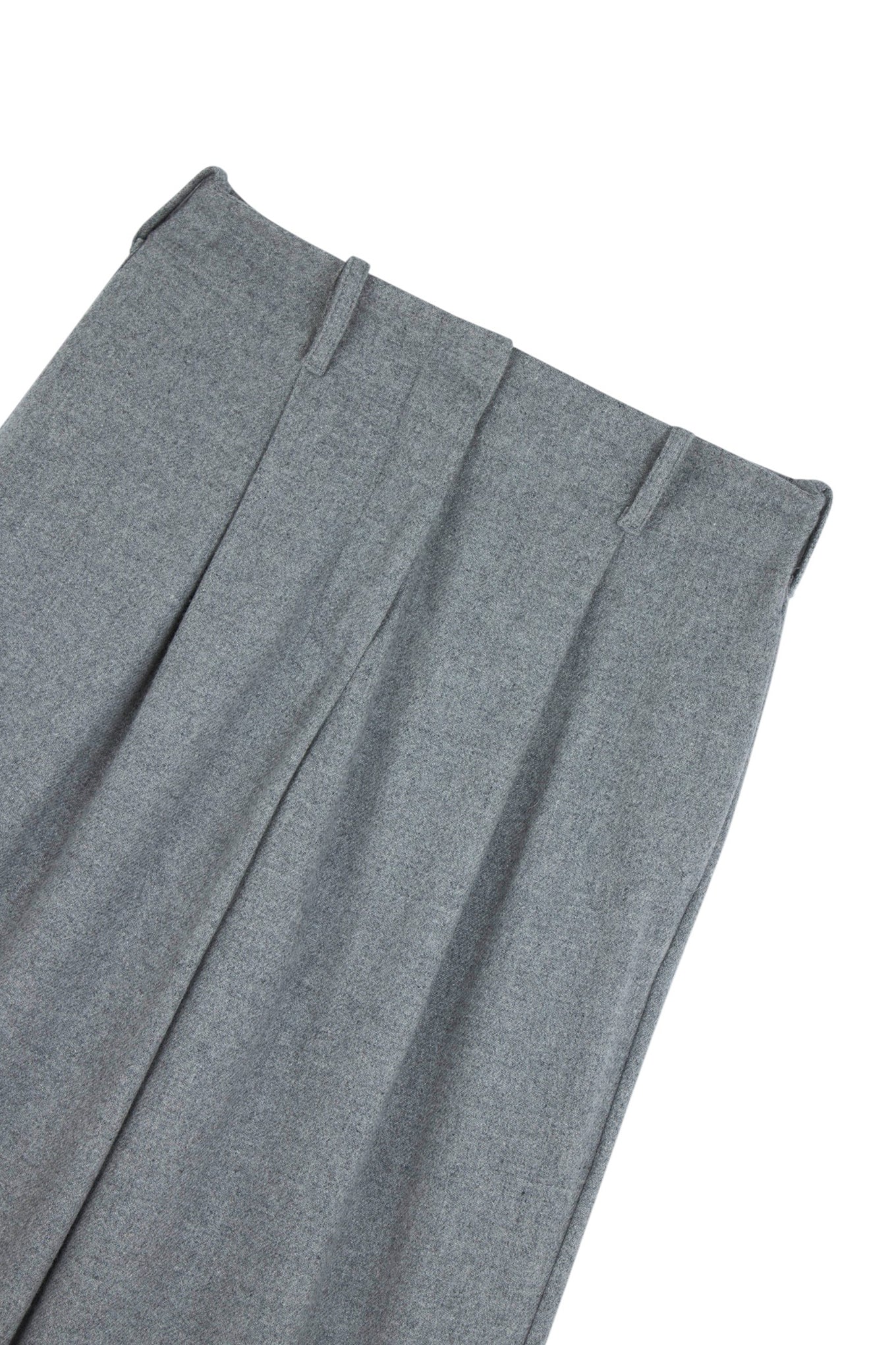 Palazzo trousers in wool and cashmere