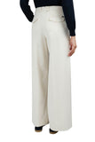 Palazzo trousers in stretch cotton
